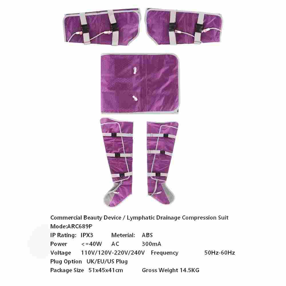 360° Pressotherapy Machine Lymphatic Drainage Compression Suit