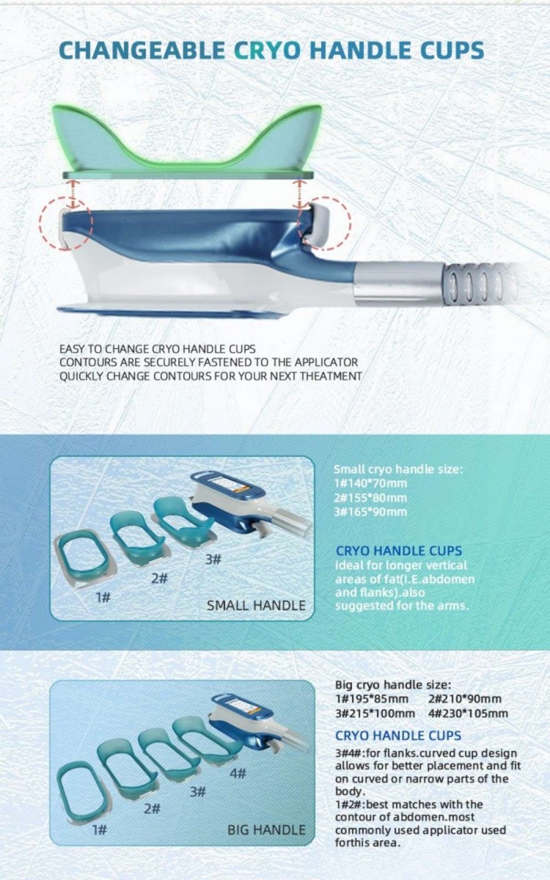 360° Cryolipolysis Machine 7 in 1 Cavitation RF Slimming