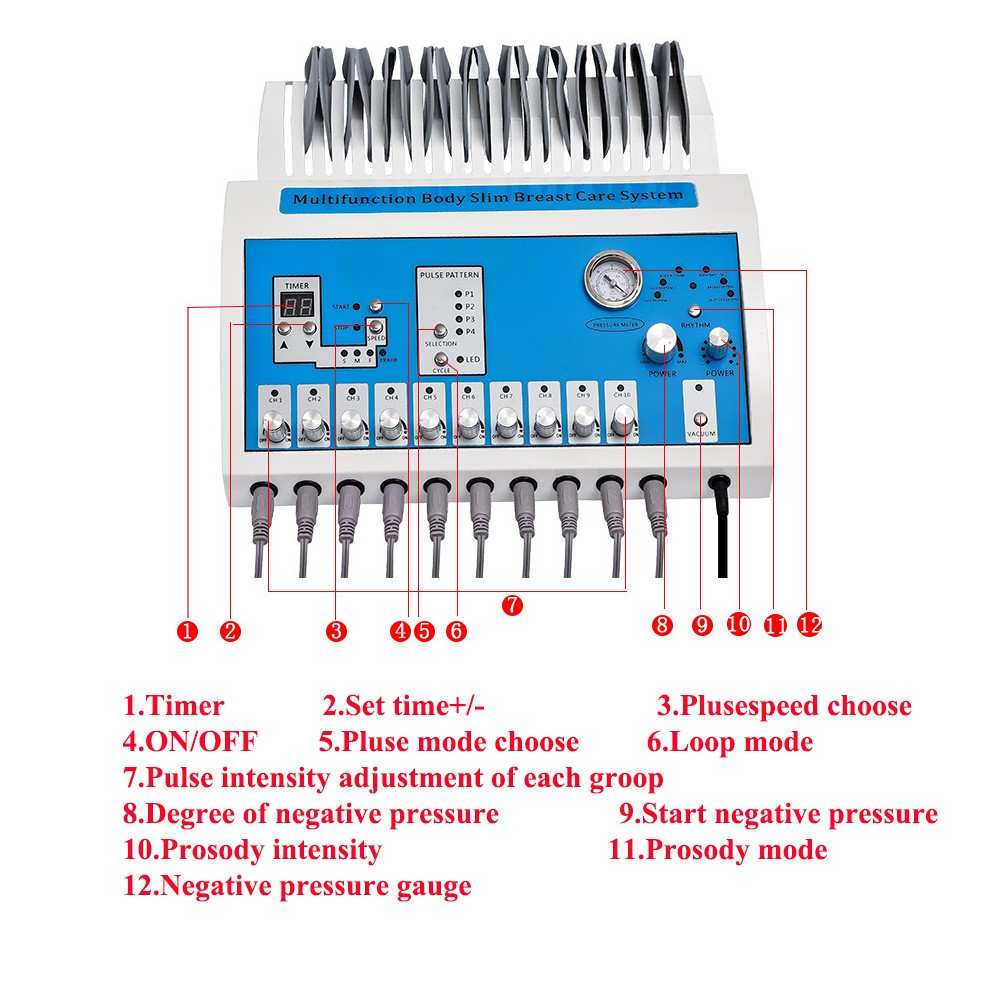 EMS Vacuum Cupping Therapy Machine for Body & Breast Care