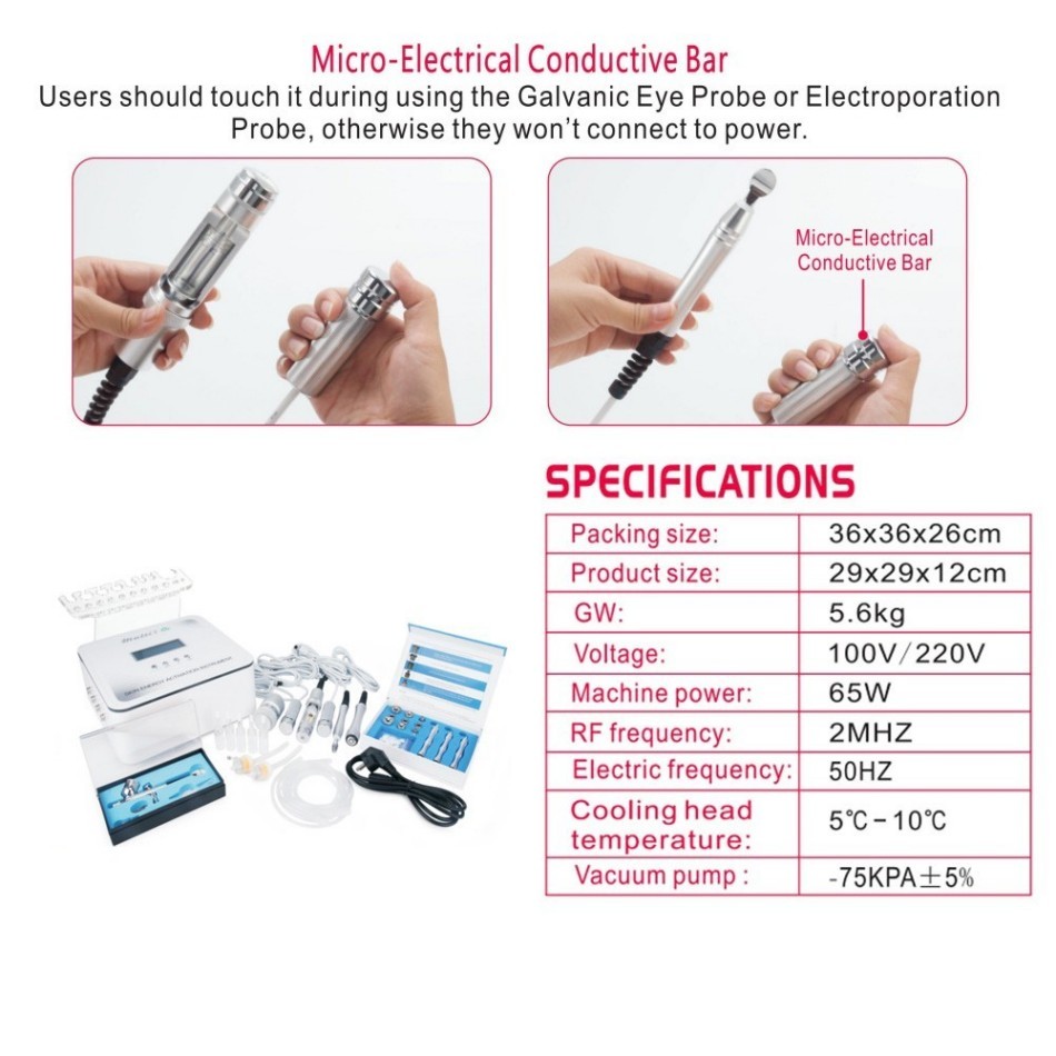 7 in 1 Skin Energy Activation Machine for Facial Care