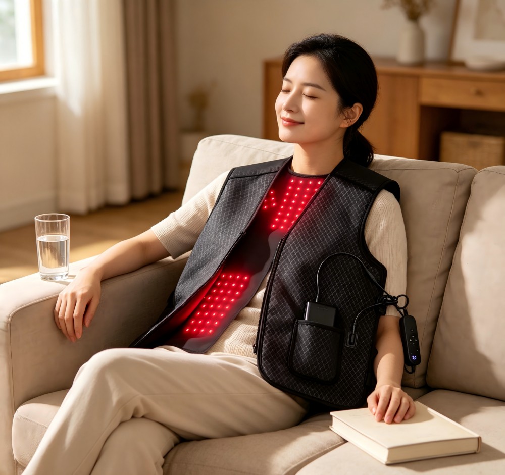 Red Light Therapy Vest 650nm 850nm for Shoulder Pain