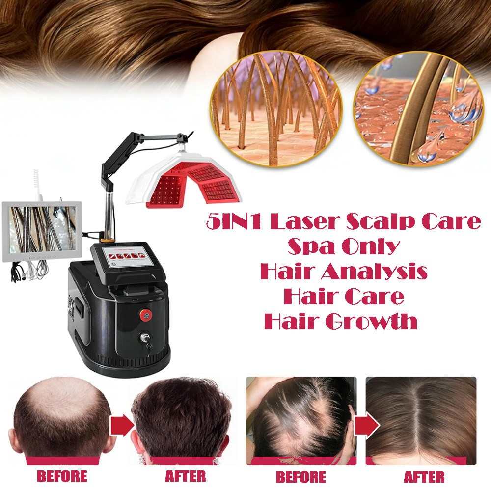 Laser Hair Growth Machine 5 in 1 Scalp Care System