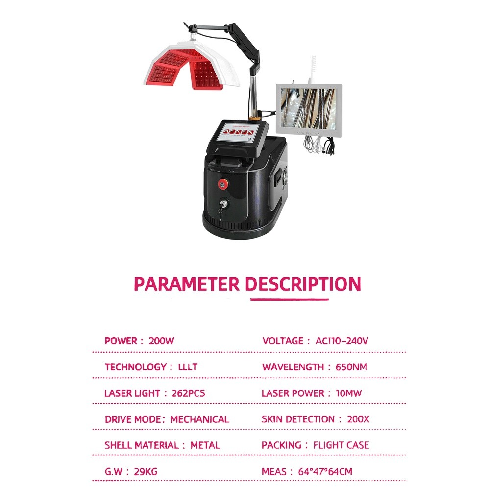 Laser Hair Growth Machine 5 in 1 Scalp Care System