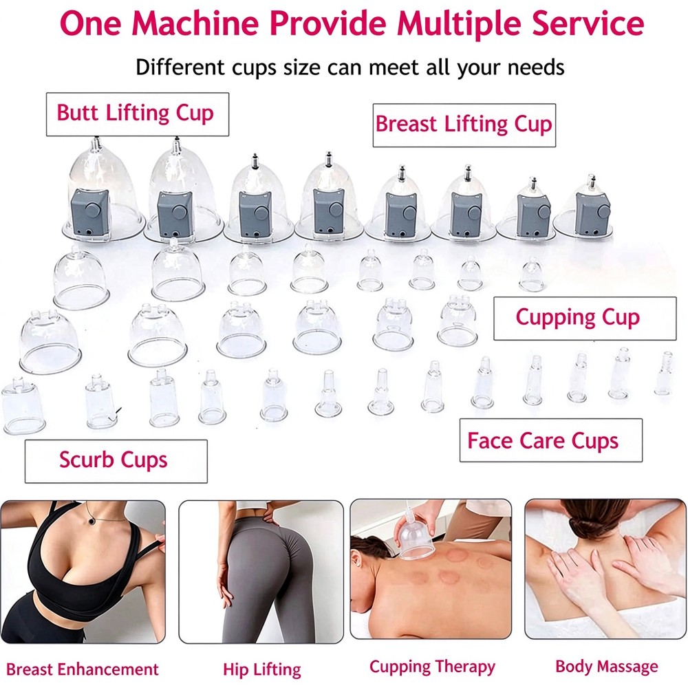 Vacuum Cupping Machine for Body Shaping and Massage
