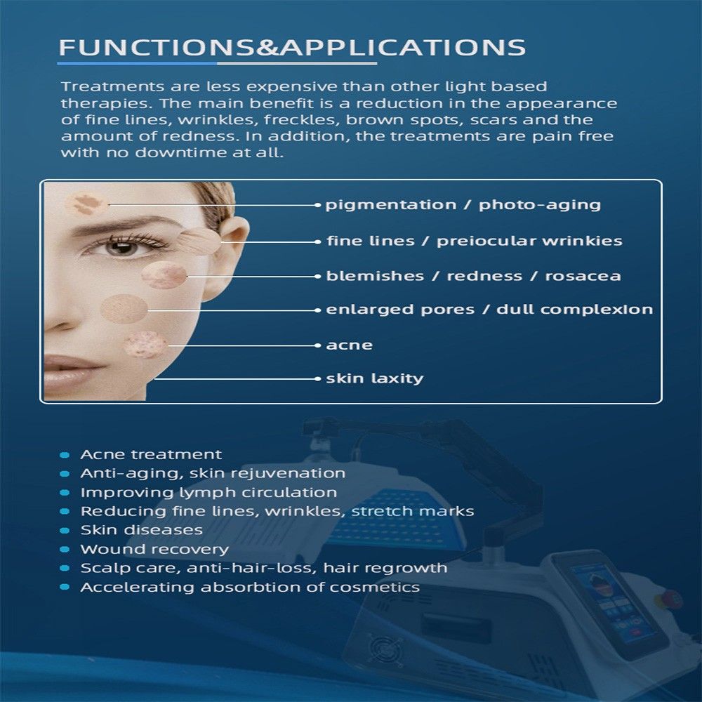 LED Photon Therapy Machine 7 Color PDT Skin Rejuvenation