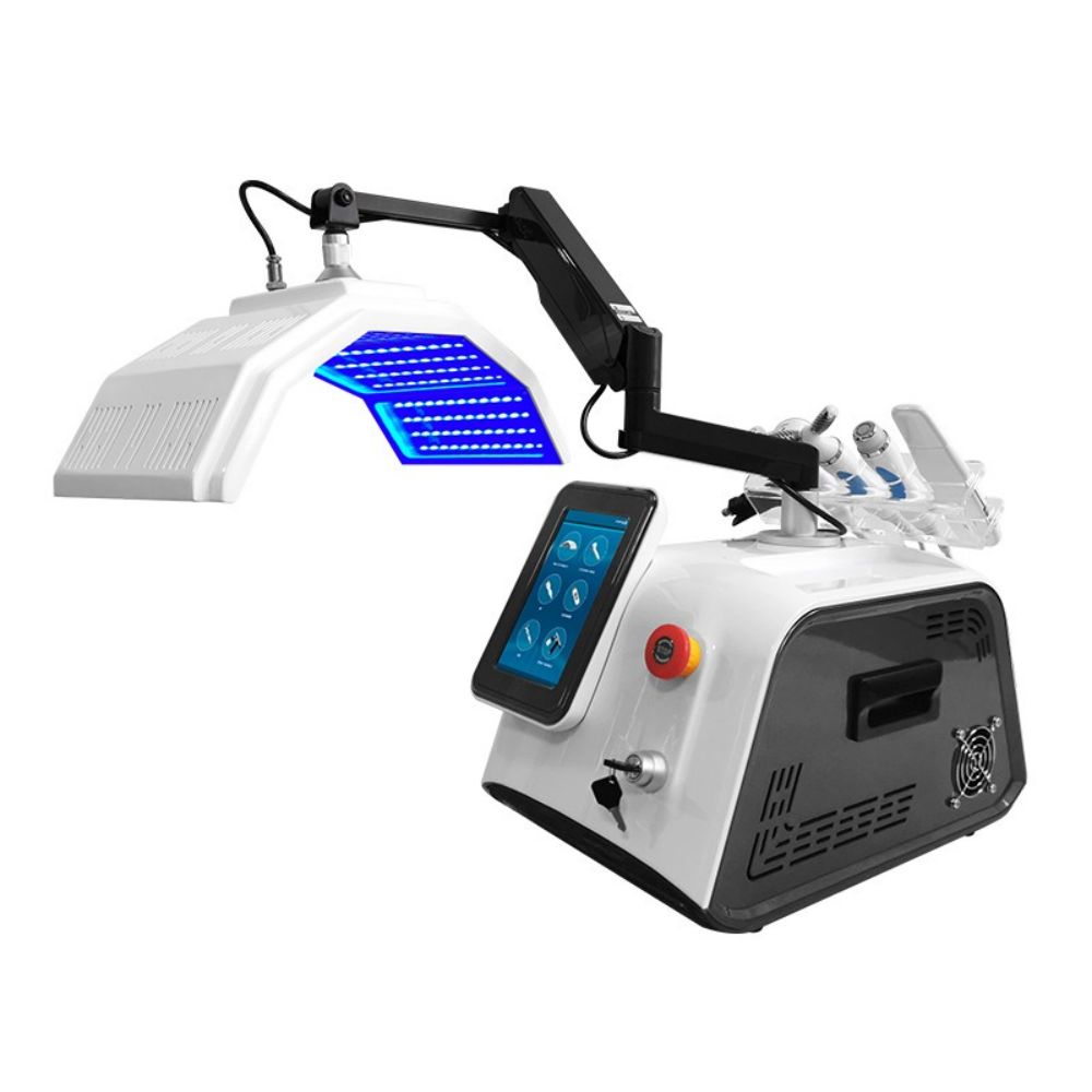 6 in 1 PDT Light Therapy Machine with BIO RF Scrubber