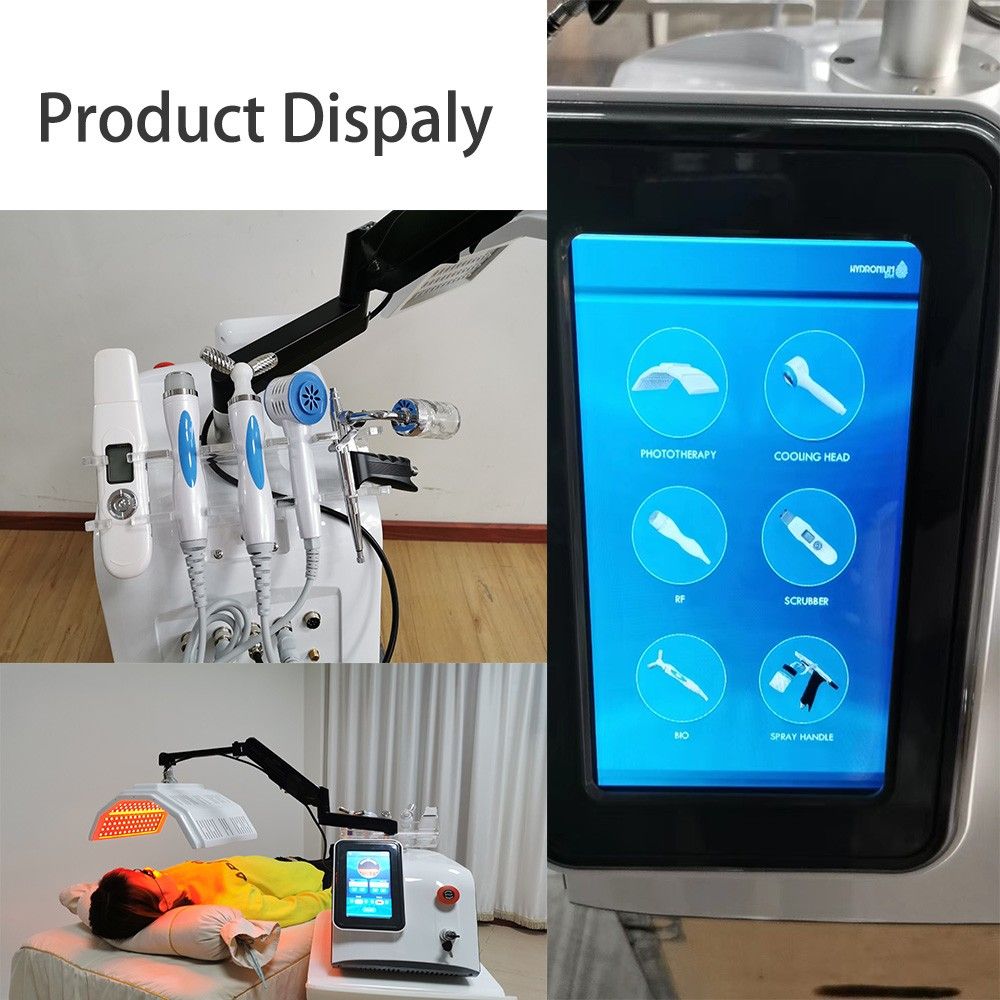 6 in 1 PDT Light Therapy Machine with BIO RF Scrubber