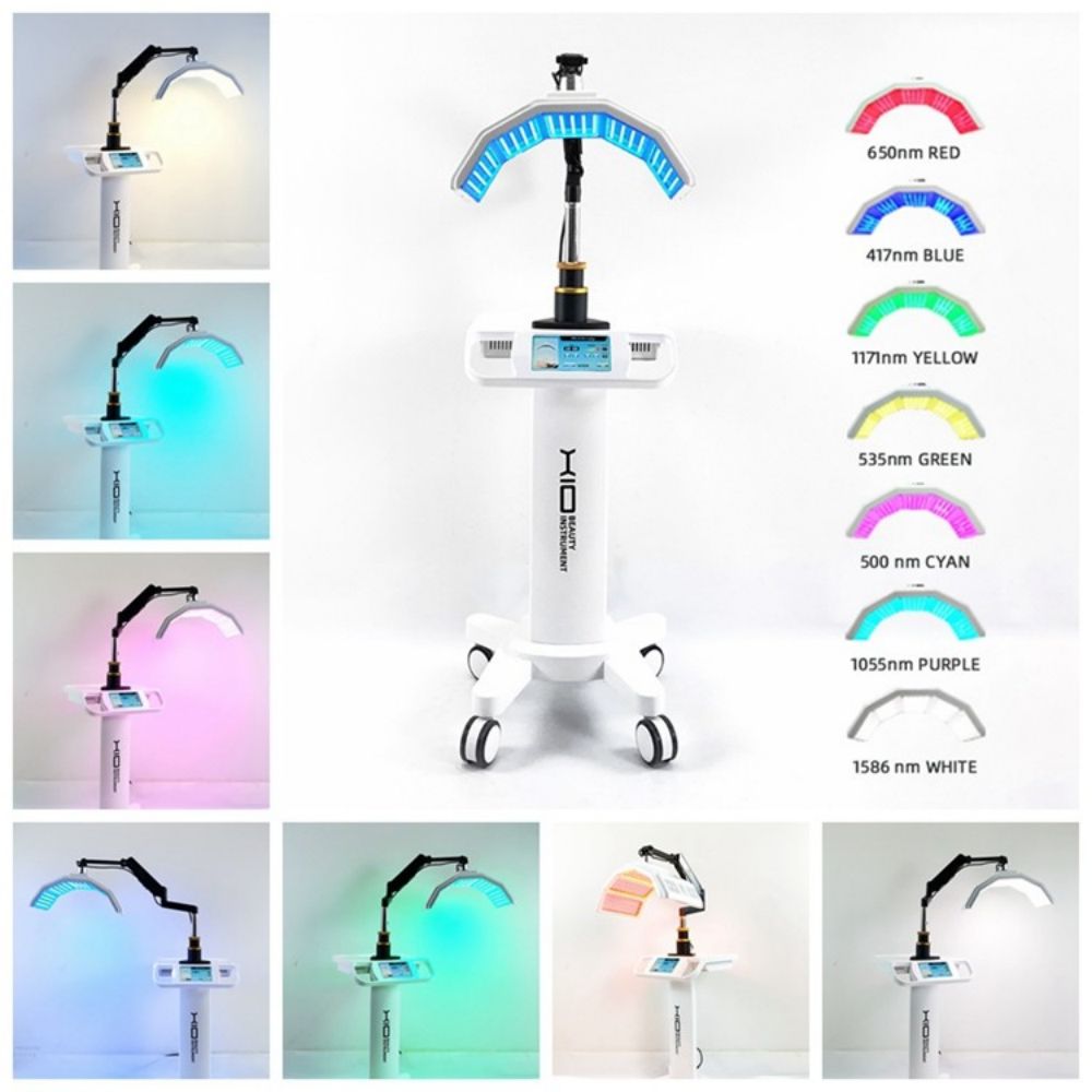 LED Light Therapy Machine with Trolley for Salon Treatments