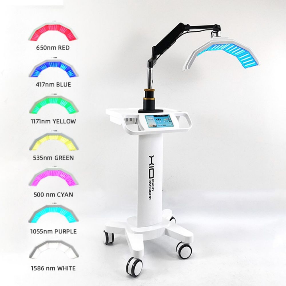 LED Light Therapy Machine with Trolley for Salon Treatments
